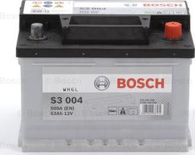 BOSCH 0 092 S30 041 - Аккумуляторная батарея BOSCH 53 А/ч 175x242x175 0v Обратная полярность 500A autosila-amz.com