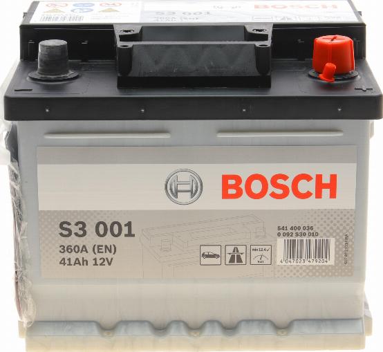 BOSCH 0 092 S30 010 - Стартерная аккумуляторная батарея, АКБ autosila-amz.com