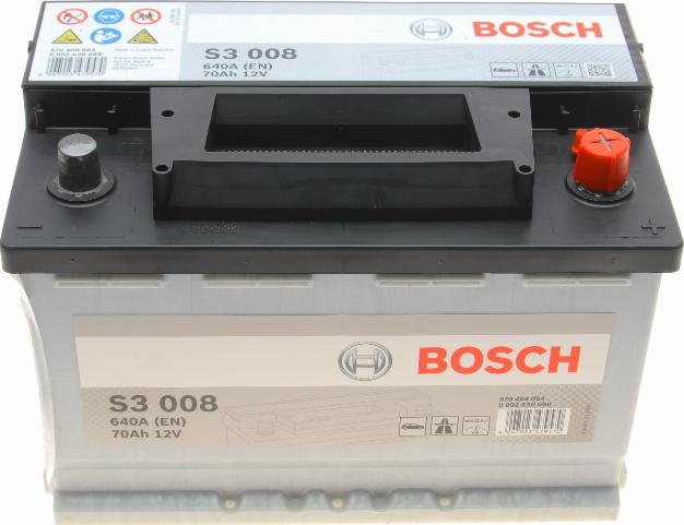 BOSCH 0 092 S30 080 - Стартерная аккумуляторная батарея, АКБ autosila-amz.com