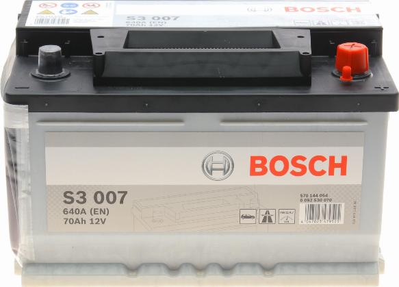 BOSCH 0 092 S30 070 - Стартерная аккумуляторная батарея, АКБ autosila-amz.com