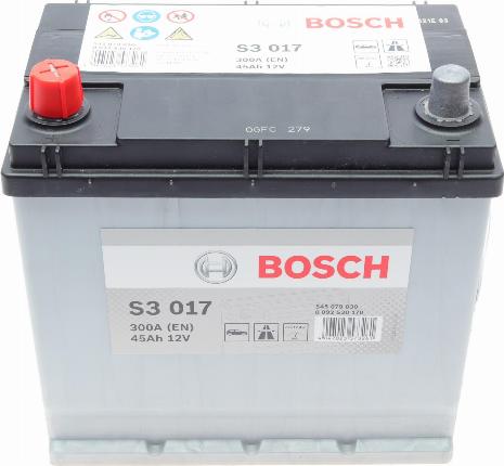 BOSCH 0 092 S30 170 - Стартерная аккумуляторная батарея, АКБ autosila-amz.com