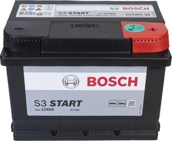 BOSCH 0 092 S38 053 - Стартерная аккумуляторная батарея, АКБ autosila-amz.com