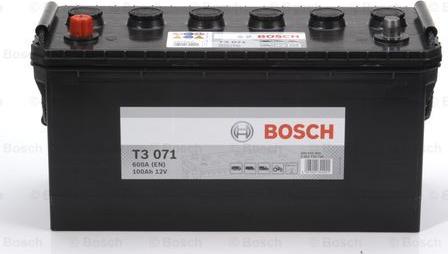 BOSCH 0 092 T30 710 - Аккумулятор BOSCH T3 12V 100AH 600A ETN 1(L+) B00 413x175x220mm 27.43kg autosila-amz.com