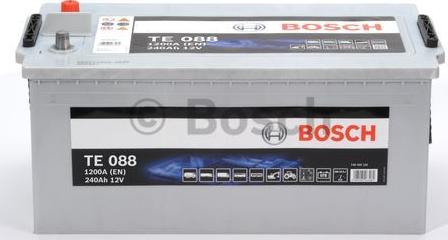 BOSCH 0 092 TE0 888 - Стартерная аккумуляторная батарея, АКБ autosila-amz.com