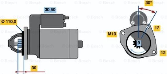 BOSCH 0 001 362 102 - Стартер autosila-amz.com