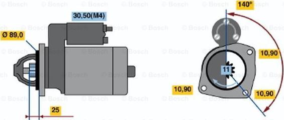 BOSCH 0 001 362 301 - Автозапчасть autosila-amz.com