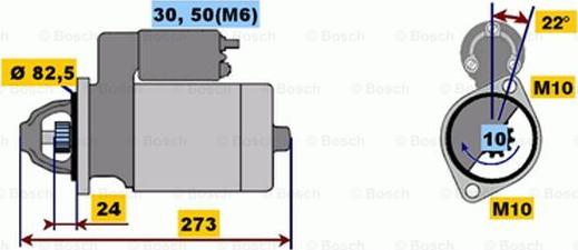 BOSCH 0 001 218 140 - Стартер autosila-amz.com