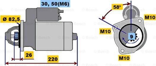 BOSCH 0 001 218 154 - Стартер autosila-amz.com