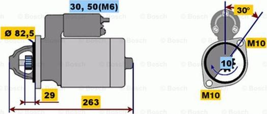 BOSCH 0 001 218 162 - Стартер autosila-amz.com