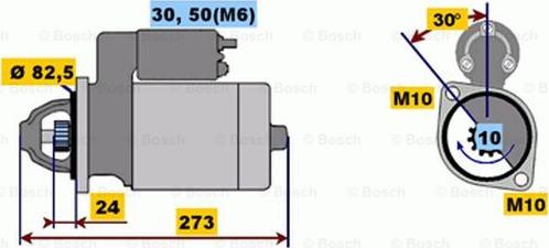 BOSCH 0 001 218 138 - Стартер autosila-amz.com