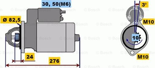 BOSCH 0 001 218 137 - Стартер autosila-amz.com