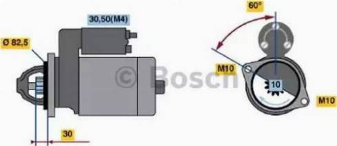 BOSCH 0001218710 - Стартер autosila-amz.com