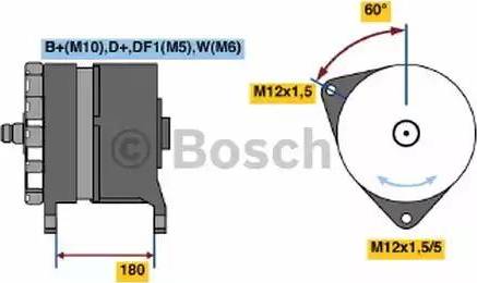 BOSCH 0 120 689 590 - Генератор autosila-amz.com