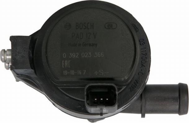 BOSCH 0 392 023 366 - Дополнительный водяной насос autosila-amz.com