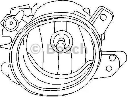 BOSCH 0 305 076 002 - Противотуманная фара autosila-amz.com