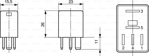 BOSCH 0 332 207 319 - Блок управления, датчик дождя autosila-amz.com