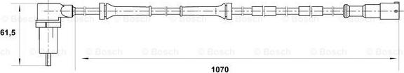 BOSCH 0 265 006 139 - Датчик АБС FIAT PUNTO 93-00, LANCIA Y 95-03, autosila-amz.com