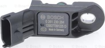 BOSCH 0 261 230 284 - Датчик, давление наддува autosila-amz.com