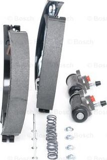 BOSCH 0 204 114 581 - Колодки тормозные барабанные /комплект 4 шт/ Opel Astra/Corsa <00 autosila-amz.com