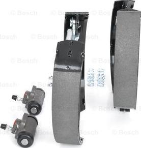 BOSCH 0 204 114 642 - Комплект тормозного барабана (колодка, цилиндр, пружины) autosila-amz.com