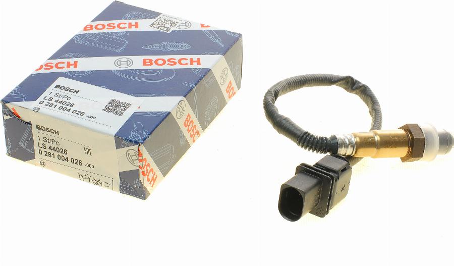 BOSCH 0 281 004 026 - Лямбда-зонд, датчик кислорода autosila-amz.com