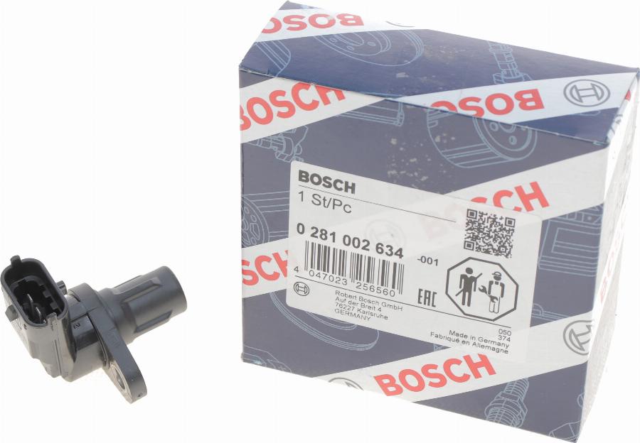 BOSCH 0 281 002 634 - Датчик, положение распределительного вала autosila-amz.com