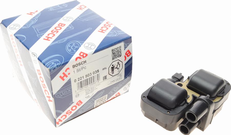 BOSCH 0 221 503 035 - Катушка зажигания autosila-amz.com