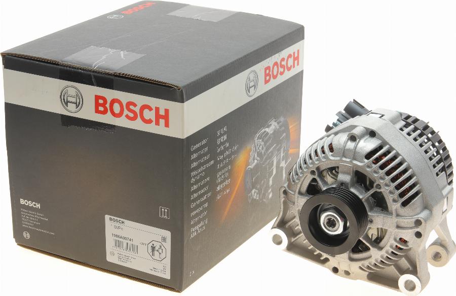 BOSCH 1 986 A00 741 - Генератор autosila-amz.com