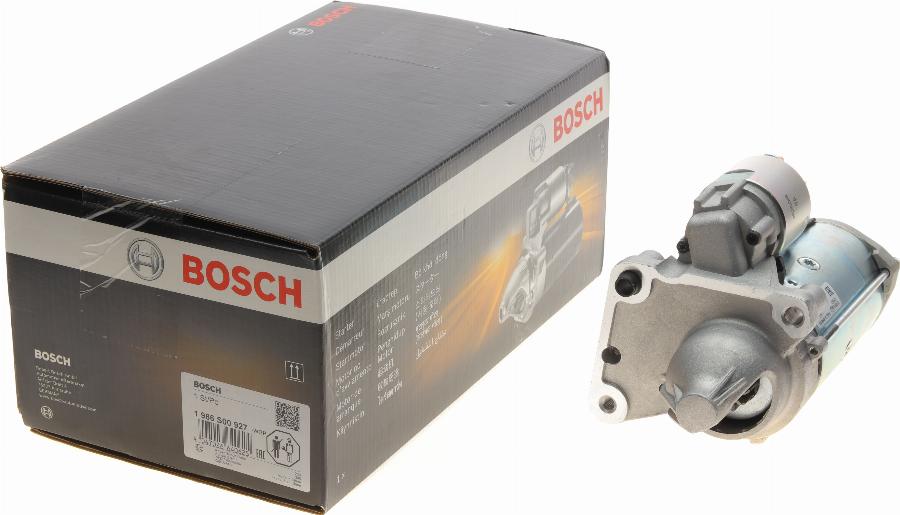 BOSCH 1 986 S00 927 - Стартер autosila-amz.com