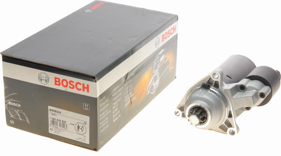 BOSCH 1 986 S00 808 - Стартер autosila-amz.com