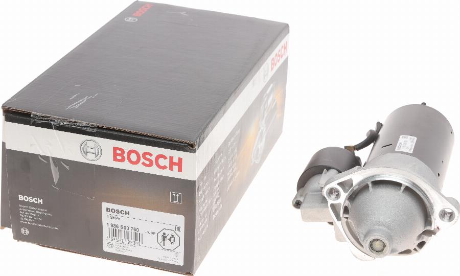 BOSCH 1 986 S00 760 - Стартер autosila-amz.com