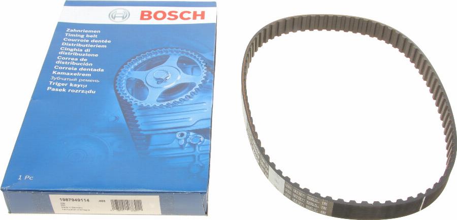 BOSCH 1 987 949 114 - Зубчатый ремень ГРМ autosila-amz.com