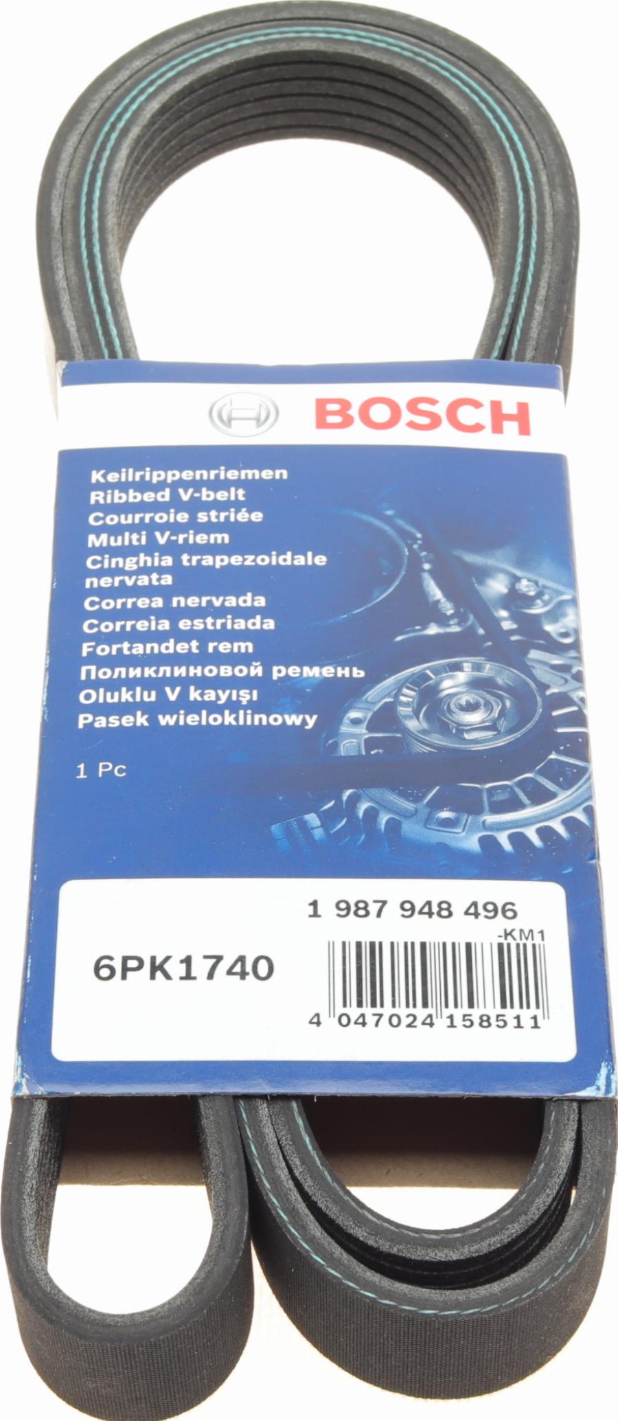 BOSCH 1 987 948 496 - Поликлиновой ремень autosila-amz.com