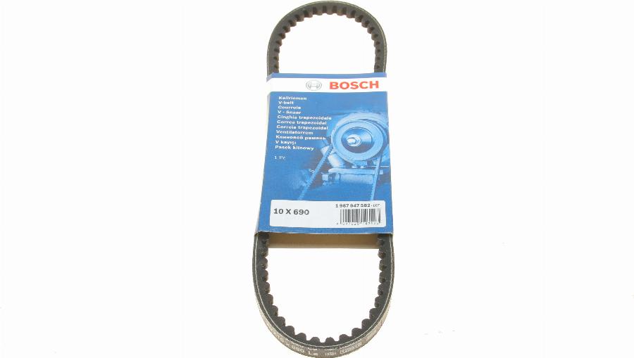 BOSCH 1 987 947 582 - Клиновой ремень, поперечные рёбра autosila-amz.com