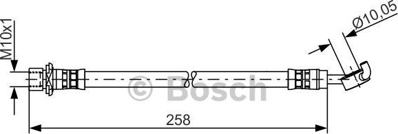 BOSCH 1 987 481 467 - Тормозной шланг autosila-amz.com