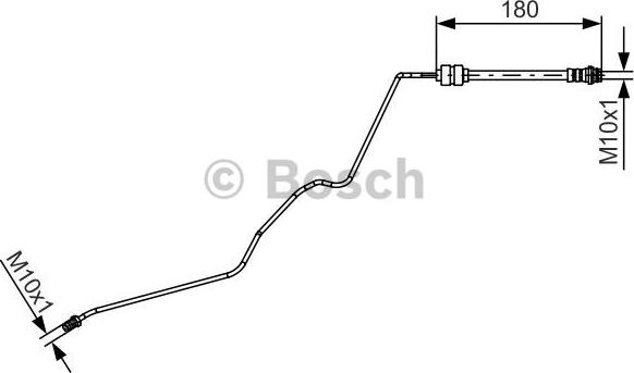 BOSCH 1 987 481 421 - Тормозной шланг autosila-amz.com