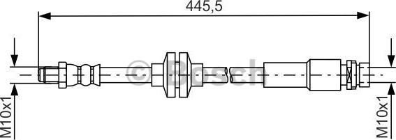 BOSCH 1 987 481 668 - Тормозной шланг autosila-amz.com