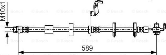 BOSCH 1 987 481 102 - Тормозной шланг autosila-amz.com