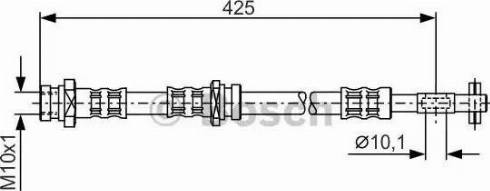 BOSCH 1 987 481 121 - Тормозной шланг autosila-amz.com