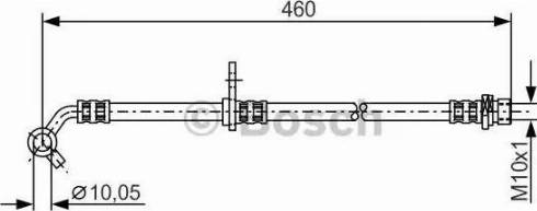 BOSCH 1 987 481 309 - Тормозной шланг autosila-amz.com