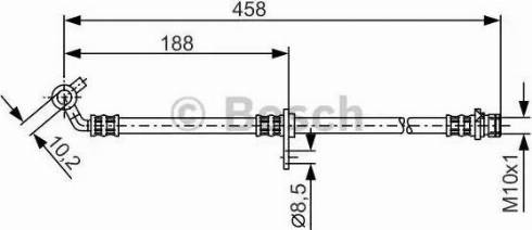 BOSCH 1 987 481 330 - Тормозной шланг autosila-amz.com