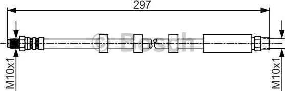 BOSCH 1 987 481 262 - Тормозной шланг autosila-amz.com