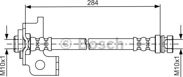 BOSCH 1 987 481 795 - ТОРМОЗНОЙ ШЛАНГ autosila-amz.com