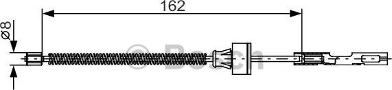 BOSCH 1 987 482 278 - Тросик, cтояночный тормоз autosila-amz.com