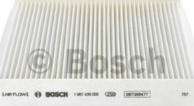 BOSCH 1 987 435 005 - Фильтр воздуха в салоне autosila-amz.com