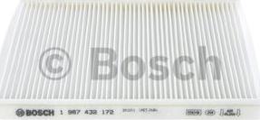 BOSCH 1 987 432 172 - Фильтр воздуха в салоне autosila-amz.com