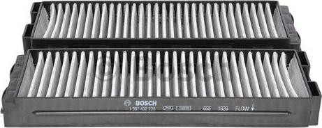 BOSCH 1 987 432 239 - Фильтр воздуха в салоне autosila-amz.com