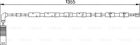 BOSCH 1 987 474 959 - Сигнализатор, износ тормозных колодок autosila-amz.com