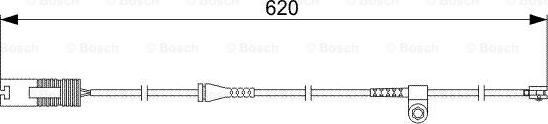 BOSCH 1 987 474 955 - QBWS0154 [34351182065] !датчик износа колодок зад.\ BMW E38 3.0i-5.0i 94-01 L=620 autosila-amz.com