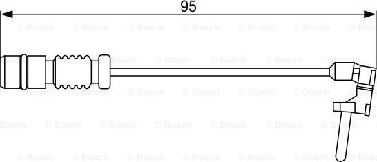 BOSCH 1 987 474 901 - Датчик износа колодок autosila-amz.com